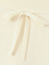 Drawstring Rib Skirt